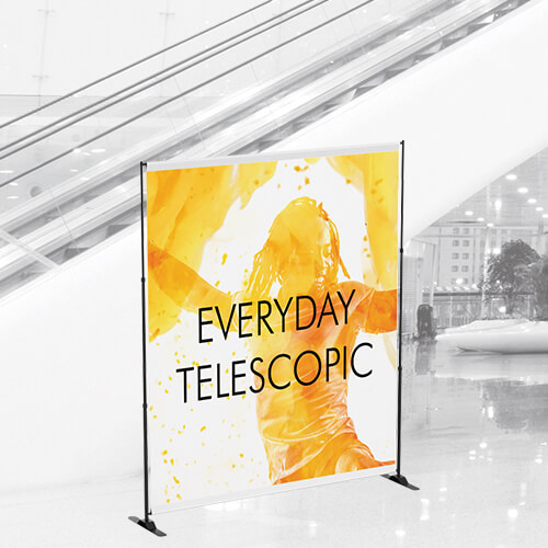 New Everyday telescopic banner