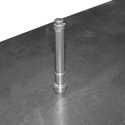 counter top flag spindle