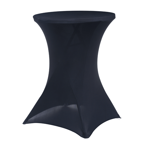 small Folding Table with black table cloth