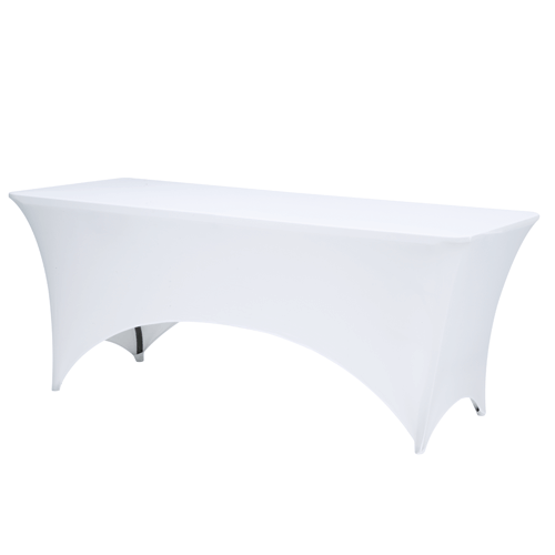 Folding Table with white table cloth