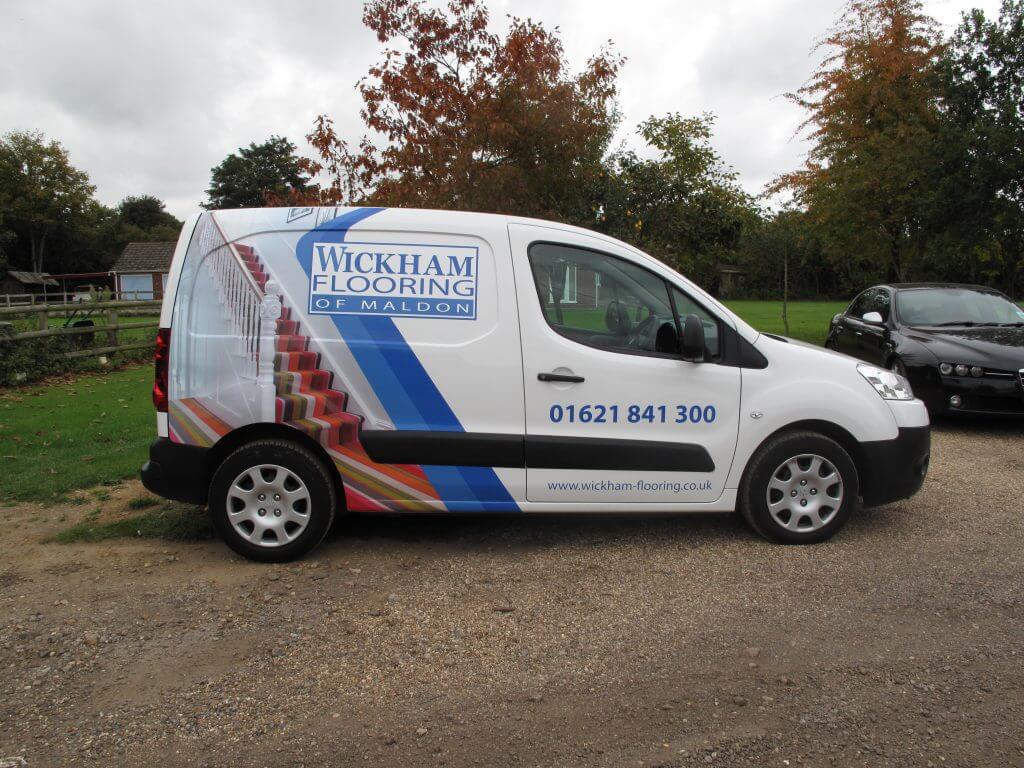 wickham flooring vehicle graphics
