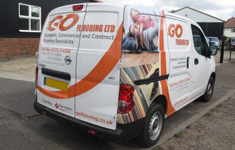 go flooring vehicle graphics for go flooring