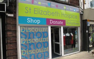 Signage of St Elizabeth hospice