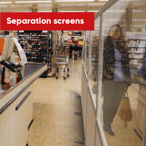 retail separation screens