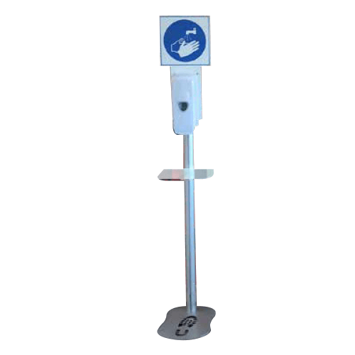 Simple hand sanitiser station