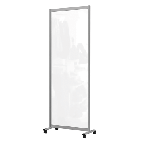 Mobile acrylic screen divider