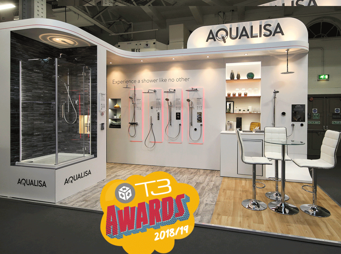 Aqualisa T3 award winning stand